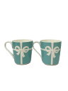 【中古】TIFFANY&Co.◆グラス/2点セット/青/ティファニー【キッチン用品】