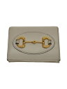【中古】GUCCI◆2つ折り財布/レザー/CRM/レディース/621887【服飾雑貨他】