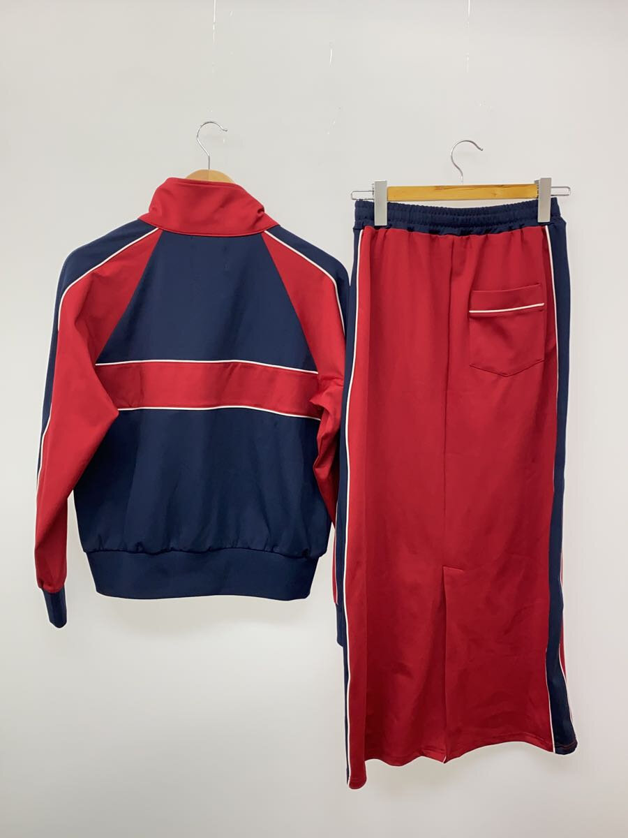 【中古】SPALDING◆セットアップ/FREE/ポリエステル/RED/600-4221042/600-4234144【メンズウェア】