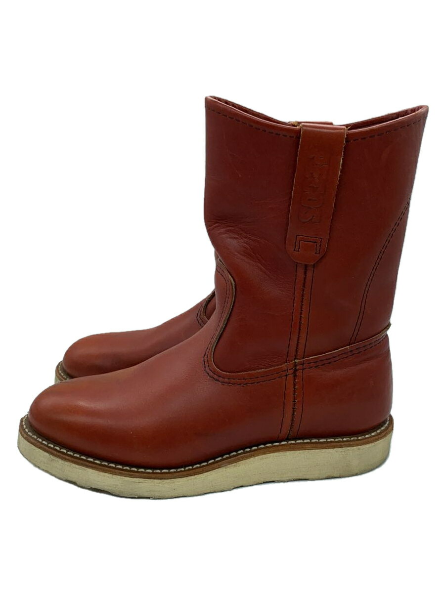 【中古】RED WING◆エンジニアブーツ/23cm/BRW/レザー/8866【シューズ】