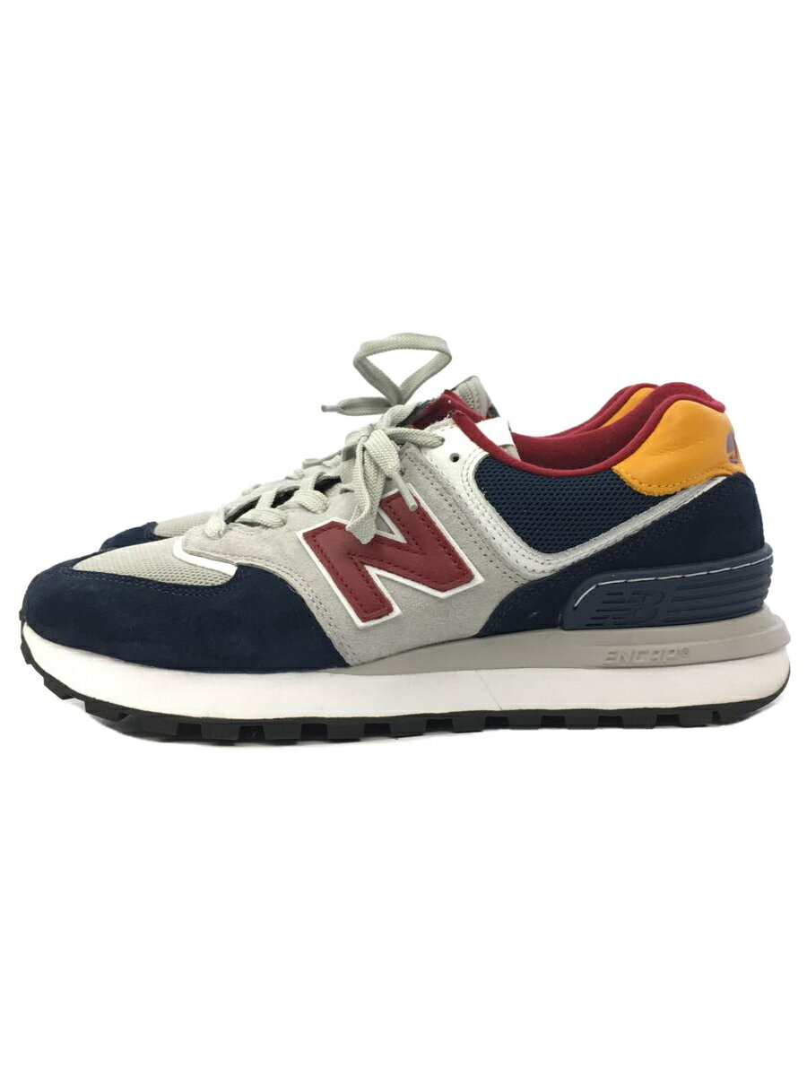 【中古】NEW BALANCE◆アイ ジュンヤ ワタナベ×ニューバランス/ローカットスニーカー/27cm/NVY/U574LGW1【シューズ】