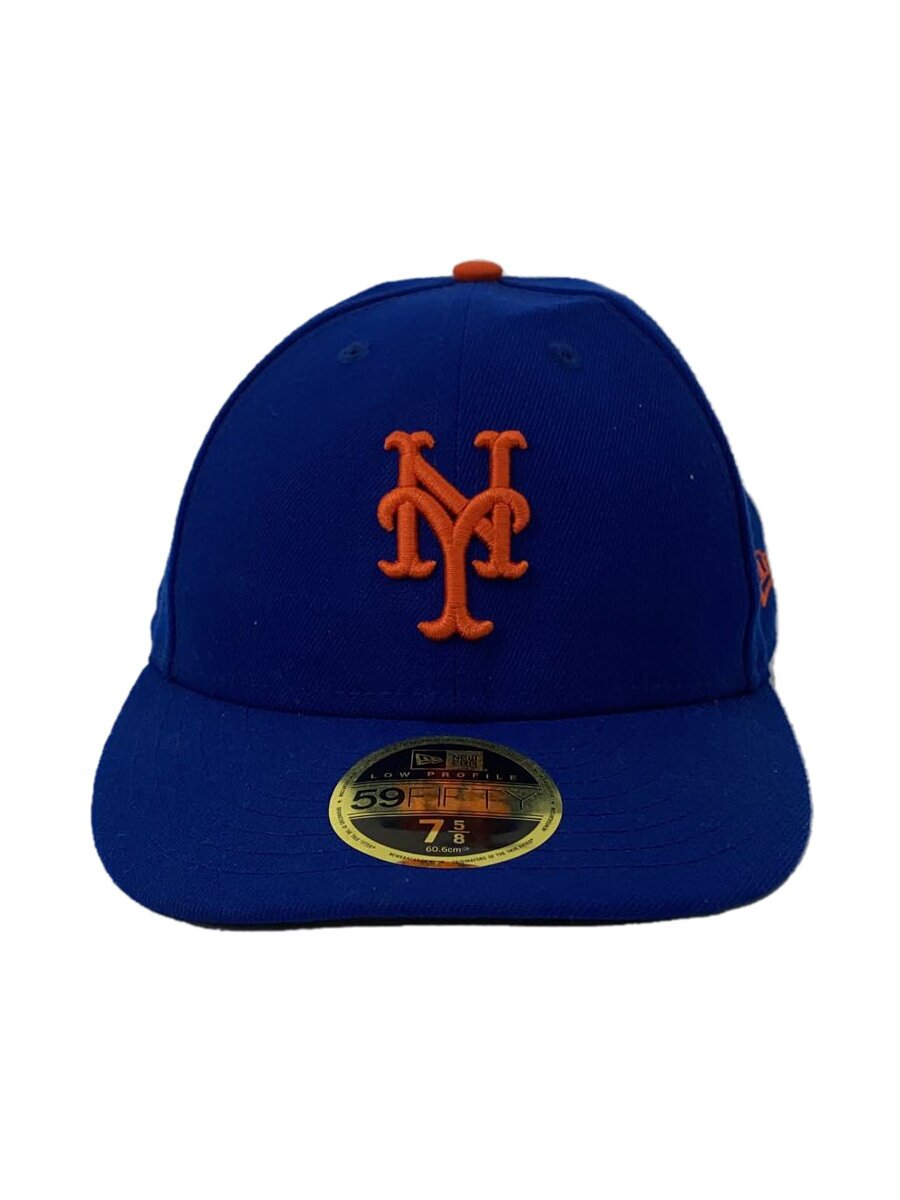 Cap - 【中古】NEW ERA◆キャップ/--/コットン/BLU/無地/メンズ【服飾雑貨他】