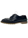【中古】UNDERCOVER◆22SS/×foot the coacherドレスシューズ/US8/BLK/5ホール/【シューズ】