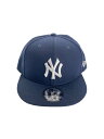 【中古】NEW ERA◆キャップ/--/ウール/NVY/メンズ/NY【服飾雑貨他】