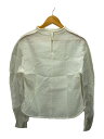 【中古】DOMENICO+SAVIO◆長袖ブラウス/38/ポリエステル/WHT/無地/DSL22ABL06//【レディースウェア】