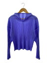 【中古】PLEATS PLEASE ISSEY MIYAKE◆長袖カットソー/3/ポリエステル/PUP/PP33-JK202【レディースウェア】