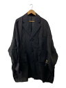 【中古】TAKAHIROMIYASHITA TheSoloist.◆コート/46/--/BLK/無地【メンズウェア】