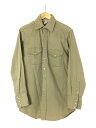 【中古】Carhartt◆長袖シャツ/--/コットン/CML/無地【メンズウェア】