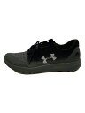 UNDER ARMOUR◆ローカットスニーカー/28cm/ブラック/3022466-002