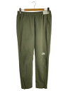 【中古】THE NORTH FACE◆ES ANYTIME WIND LONG PANT_ES エニータイムウインドロングパンツ/L/ナイロン/KHK【メンズウェア】