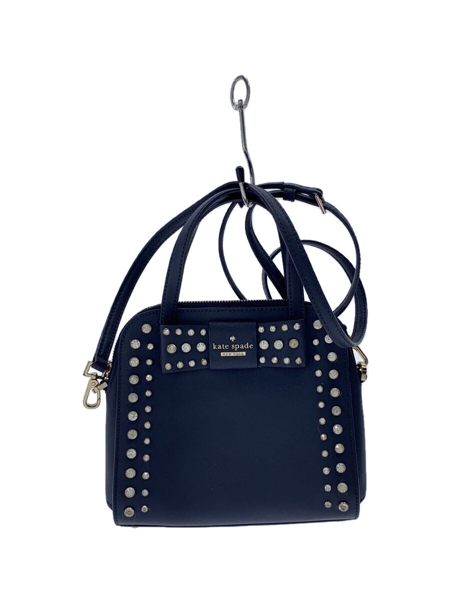 KATE SPADE - 【中古】kate spade new york◆ショルダーバッグ/牛革/NVY【バッグ】