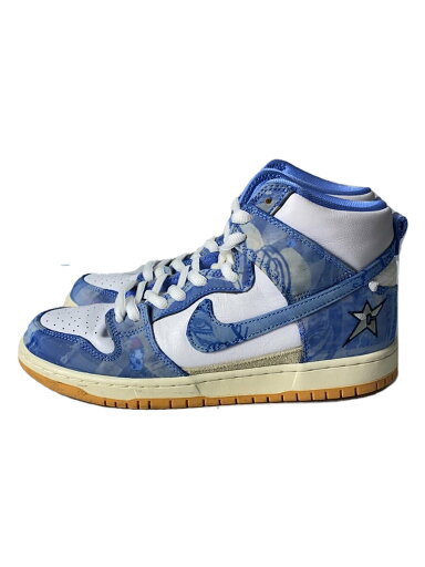 【中古】NIKE◆DUNK HIGH PREMIUM QS_ダンク ハイ プレミアム クイックストライク/27cm/WHT【シューズ】