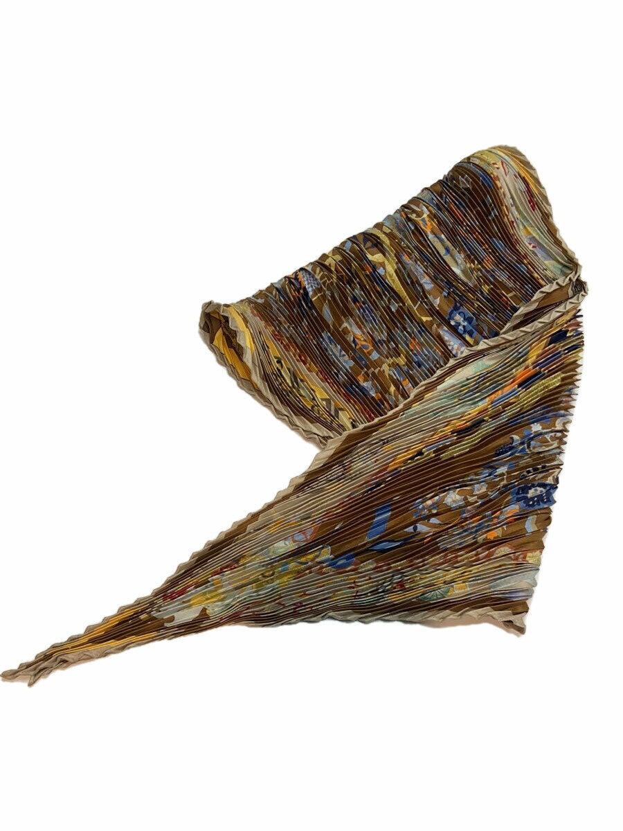 【中古】HERMES◆カレ 90/シルク/BRW/総柄/レディース【服飾雑貨他】