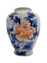 【中古】深川製磁◆壷・花瓶/NVY/有田焼/牡丹金ミル/深川製磁【インテリア小物・日用雑貨】(3)
