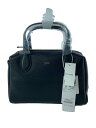 【中古】Beaure◆2WAY/SQ TYPE BOSTON/ボストンバッグ/牛革/ブラック/310-04-1212【バッグ】