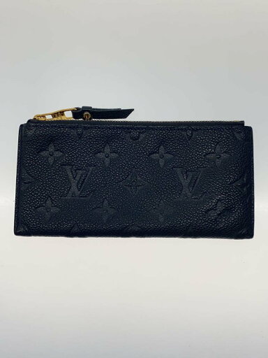【中古】LOUIS VUITTON◆ポルト・フォイユ・キュリユーズ_モノグラム・アンプラント_BLK/レザー/BLK/メンズ【服飾雑貨他】 【中古】LOUIS VUITTON◆ポルト・フォイユ・キュリユーズ_モノグラム・アンプラント_BLK/レザー/BLK/メンズ【服飾雑貨他】