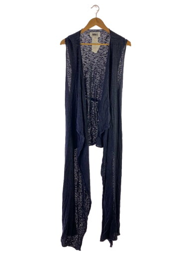 【中古】MM6◆カーディガン(薄手)/S/リネン/NVY/S32HA0395 S15244【レディースウェア】 【中古】MM6◆カーディガン(薄手)/S/リネン/NVY/S32HA0395 S15244【レディースウェア】