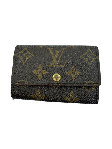【中古】LOUIS VUITTON◆ミュルティクレ6_モノグラム_BRW/--/BRW/総柄/メンズ【服飾雑貨他】 【中古】LOUIS VUITTON◆ミュルティクレ6_モノグラム_BRW/--/BRW/総柄/メンズ【服飾雑貨他】