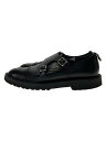 【中古】WH◆ドレスシューズ/US8/BLK/レザー/whs0300【シューズ】