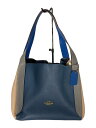 【中古】COACH◆ハンドバッグ/ブルー/C2098-4300【バッグ】(4)
