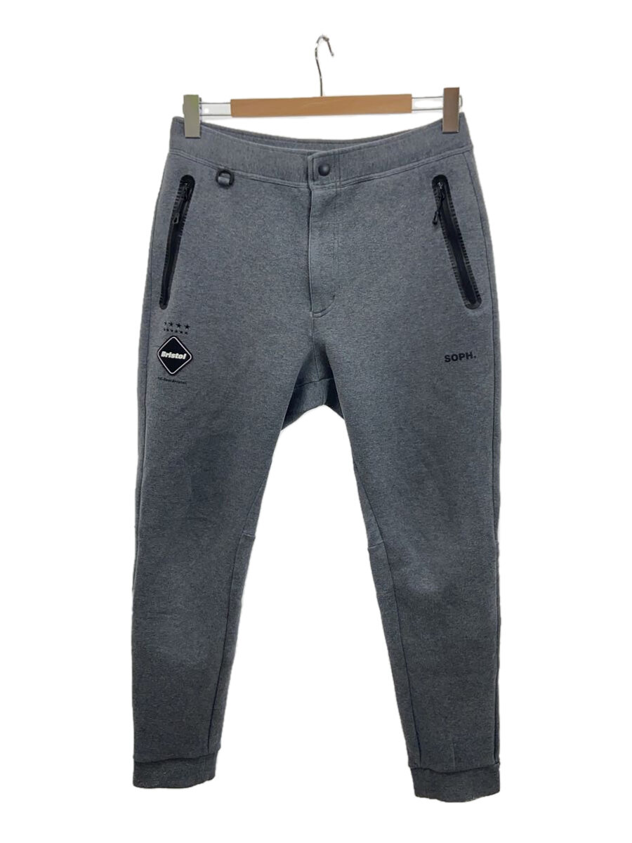 【中古】F.C.R.B.(F.C.Real Bristol)◆TECH KNIT TRAINING PANTS/ボトム/M/コットン/GRY/FCRB-212064【メンズウェア】
