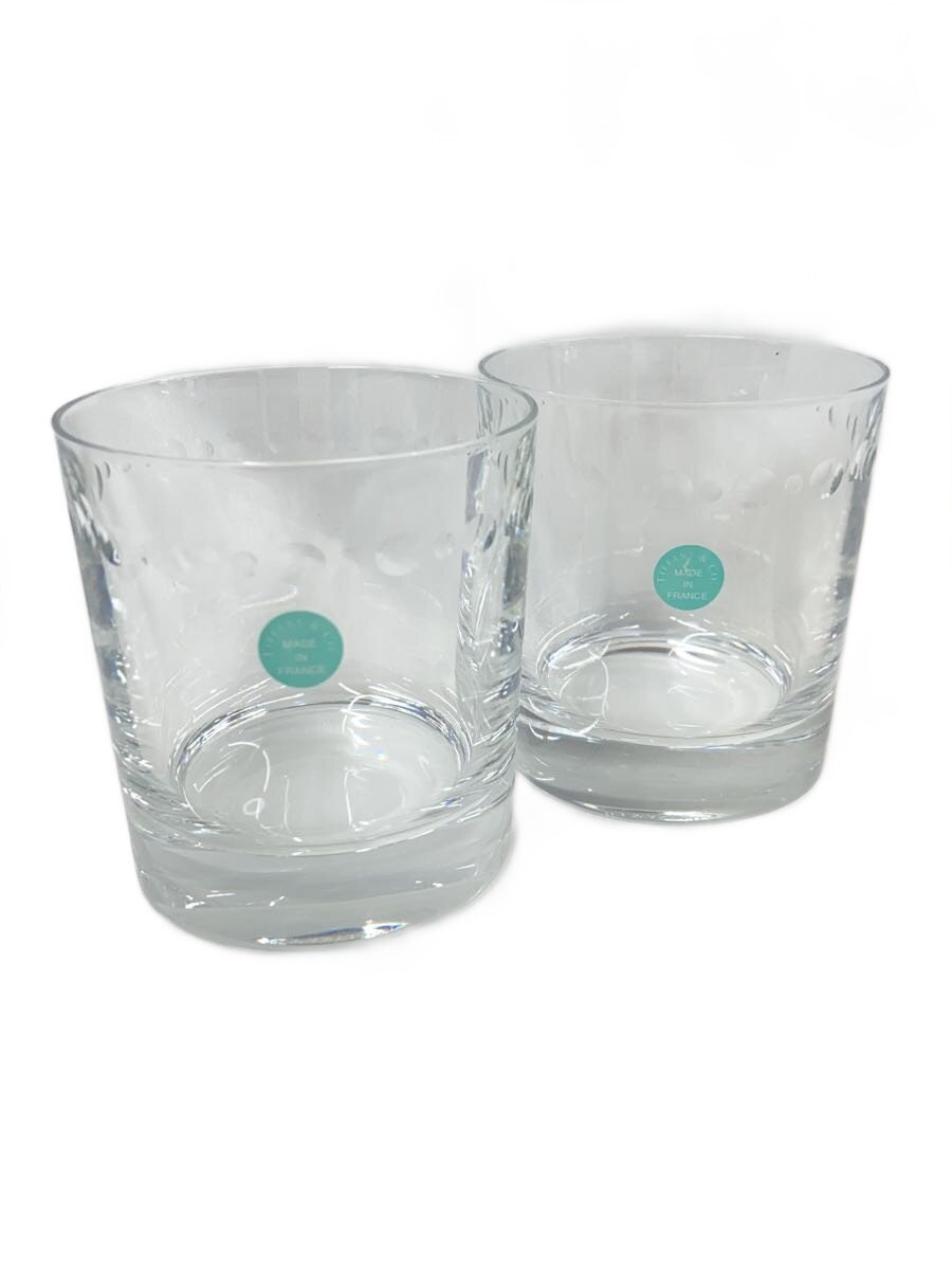 【中古】TIFFANY&Co.◆グラス/2点セット/WHT【キッチン用品】