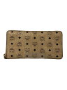 【中古】MCM◆長財布/レザー/CRM/モノグラム/レディース/コインケース部分・内側汚れ有【服飾雑貨他】