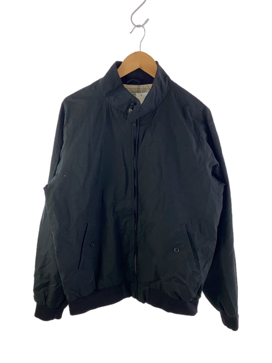 【中古】BARACUTA◆ブルゾン/42/コットン/BLK/汚れ有【メンズウェア】