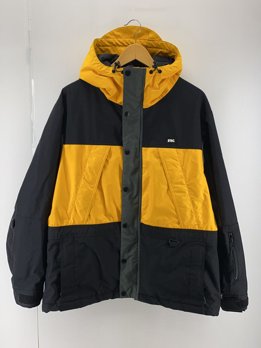 【中古】FTC◆WATERPROOF 3L MOUNTAIN JACKET/マウンテンパーカ/L/ナイロン/YLW【メンズウェア】