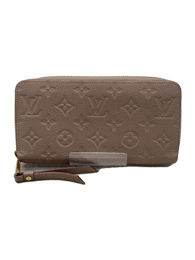 【中古】LOUIS VUITTON◆ジッピー・ウォレット_モノグラム・アンプラント_BEG/牛革/BEG/総柄/レディース/M69034【服飾雑貨他】 【中古】LOUIS VUITTON◆ジッピー・ウォレット_モノグラム・アンプラント_BEG/牛革/BEG/総柄/レディース/M69034【服飾雑貨他】