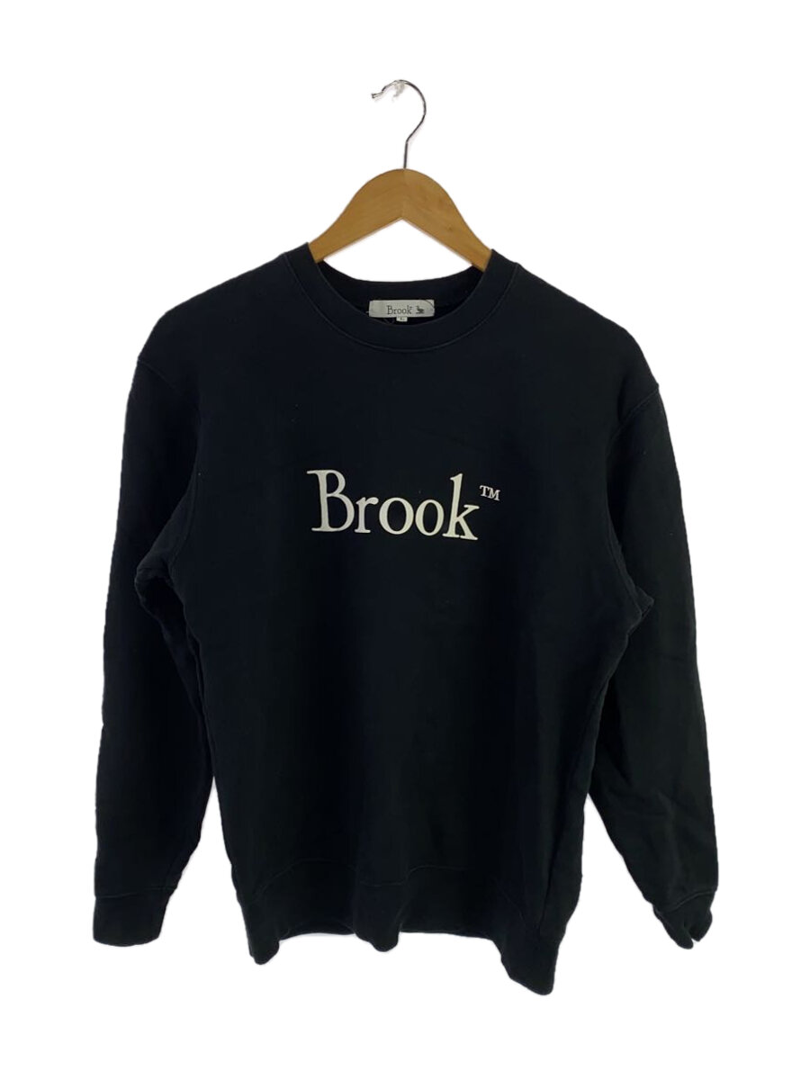 【中古】Brook/LOGO DESIGN SWEAT/スウェット/L/コットン/ブラック/【メンズウェア】