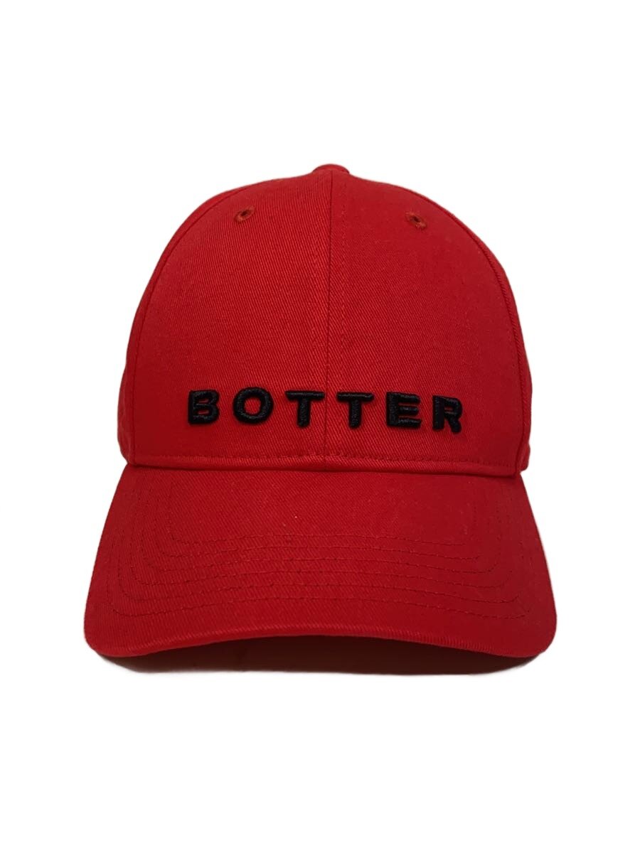 BOTTER◆BT BOTTER CLASSIC CAP/--/コットン/RED/メンズ/4S-9003A001//