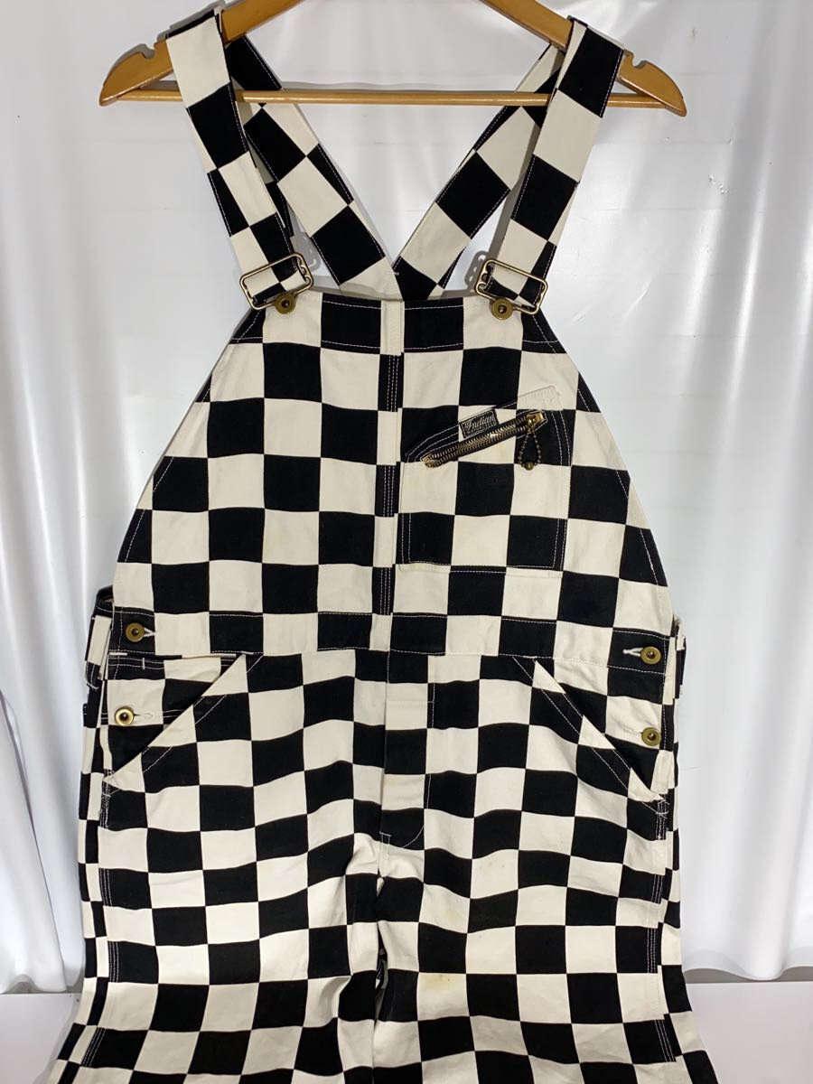 【中古】Indian Motorcycle◆CHECKER CANVAS OVERALL/オーバーオール/32/コットン/チェック/IM41776【メンズウェア】