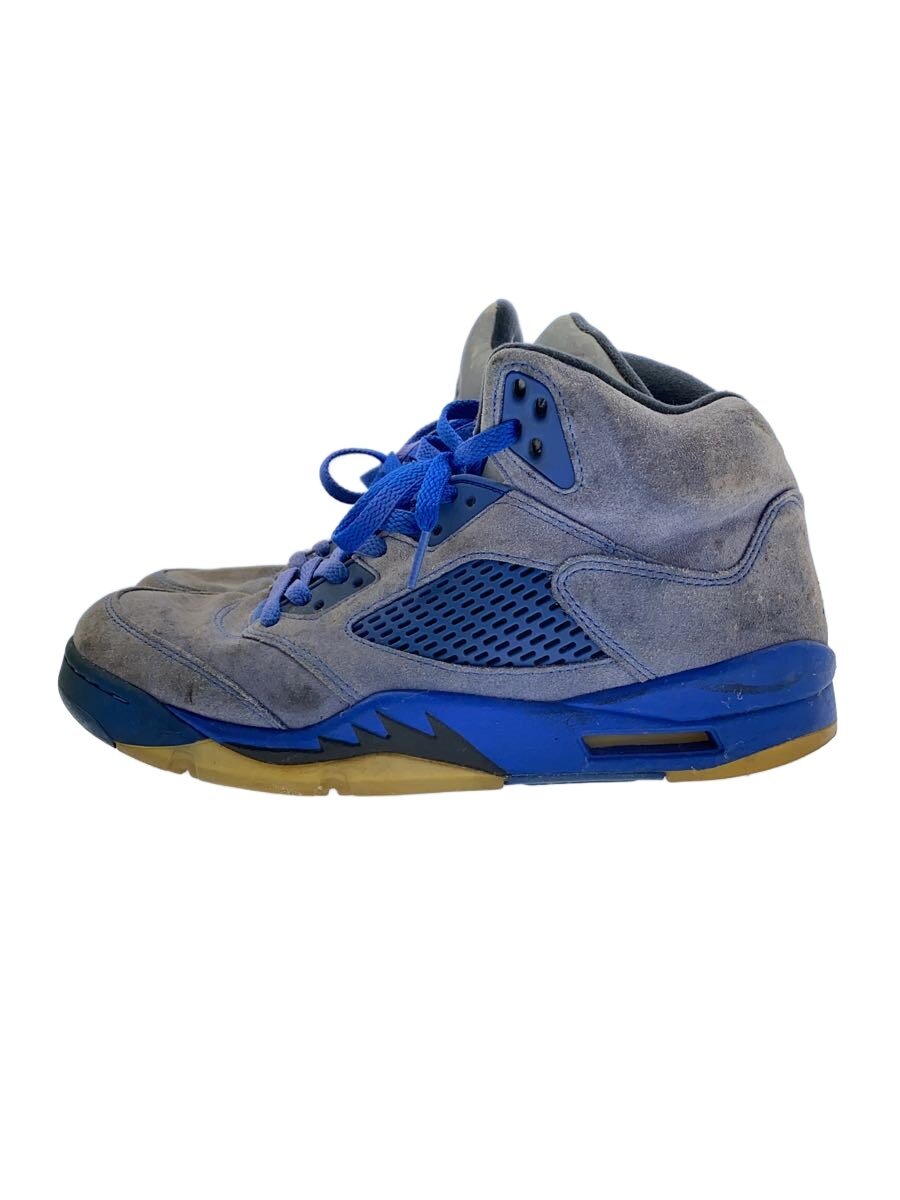 NIKE◆AIR JORDAN 5 RETRO/エアジョーダンレトロ/27cm/BLU/136027-401