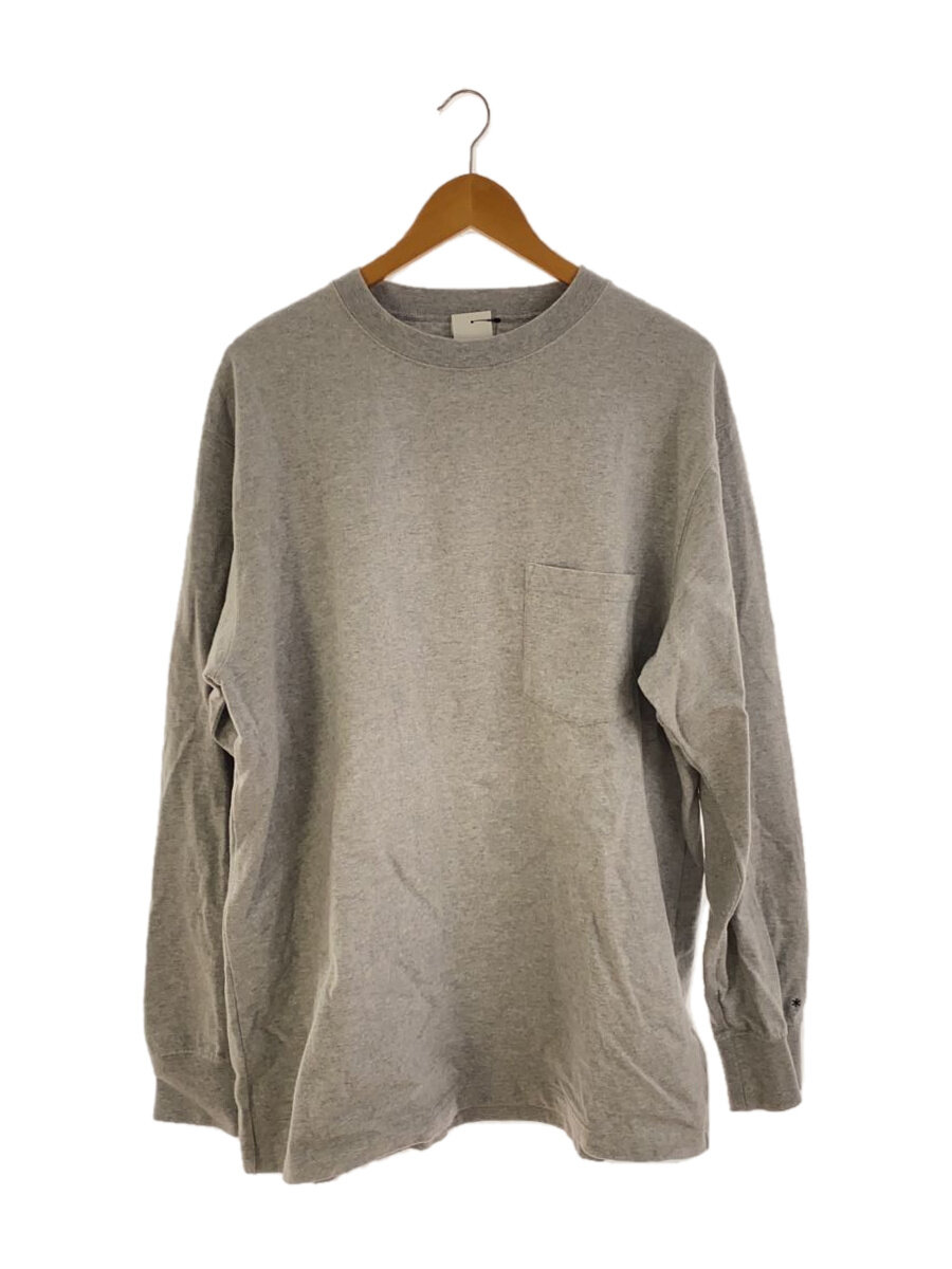 【中古】snow peak◆カットソー/XL/コットン/GRY/SW-22AU401【メンズウェア】
