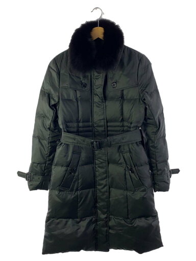 【中古】BURBERRY LONDON◆ロングダウンジャケット/40/ポリエステル/BLK/B1C10-653-09【レディースウェア】 【中古】BURBERRY LONDON◆ロングダウンジャケット/40/ポリエステル/BLK/B1C10-653-09【レディースウェア】