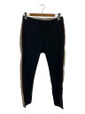【中古】BURBERRY◆サイドライン ストレートパンツ/46/コットン/BLK/8011939【メンズウェア】(4)