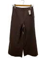 【中古】theory◆Crisp Twill Cargo Wide PNT J/0/ポリエステル/BRW/01-4206403【レディースウェア】