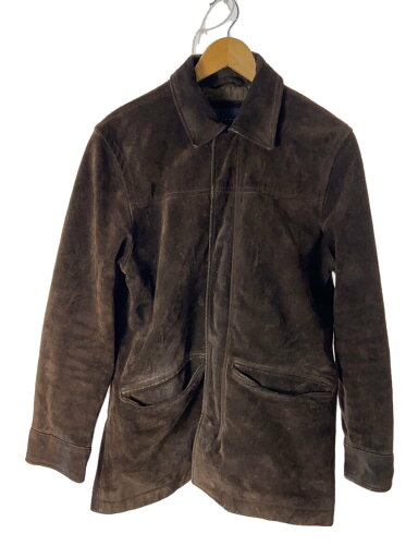【中古】BANANA REPUBLIC◆レザージャケット・ブルゾン/S/レザー/BRW/無地【メンズウェア】 【中古】BANANA REPUBLIC◆レザージャケット・ブルゾン/S/レザー/BRW/無地【メンズウェア】