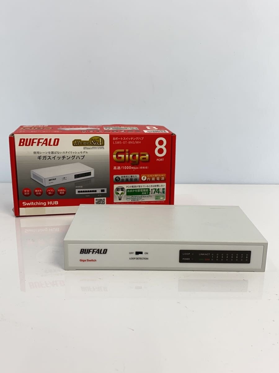 【中古】BUFFALO◆OA・通信/8ポートスイッチングハブ/ギガスイッチングハブ/LSW5-GT-8NS/バッファロー【家電・ビジュアル・オーディオ】