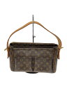 【中古】LOUIS VUITTON◆ヴィバシテGM_モノグラム・キャンバス_BRW/PVC/BRW【バッグ】