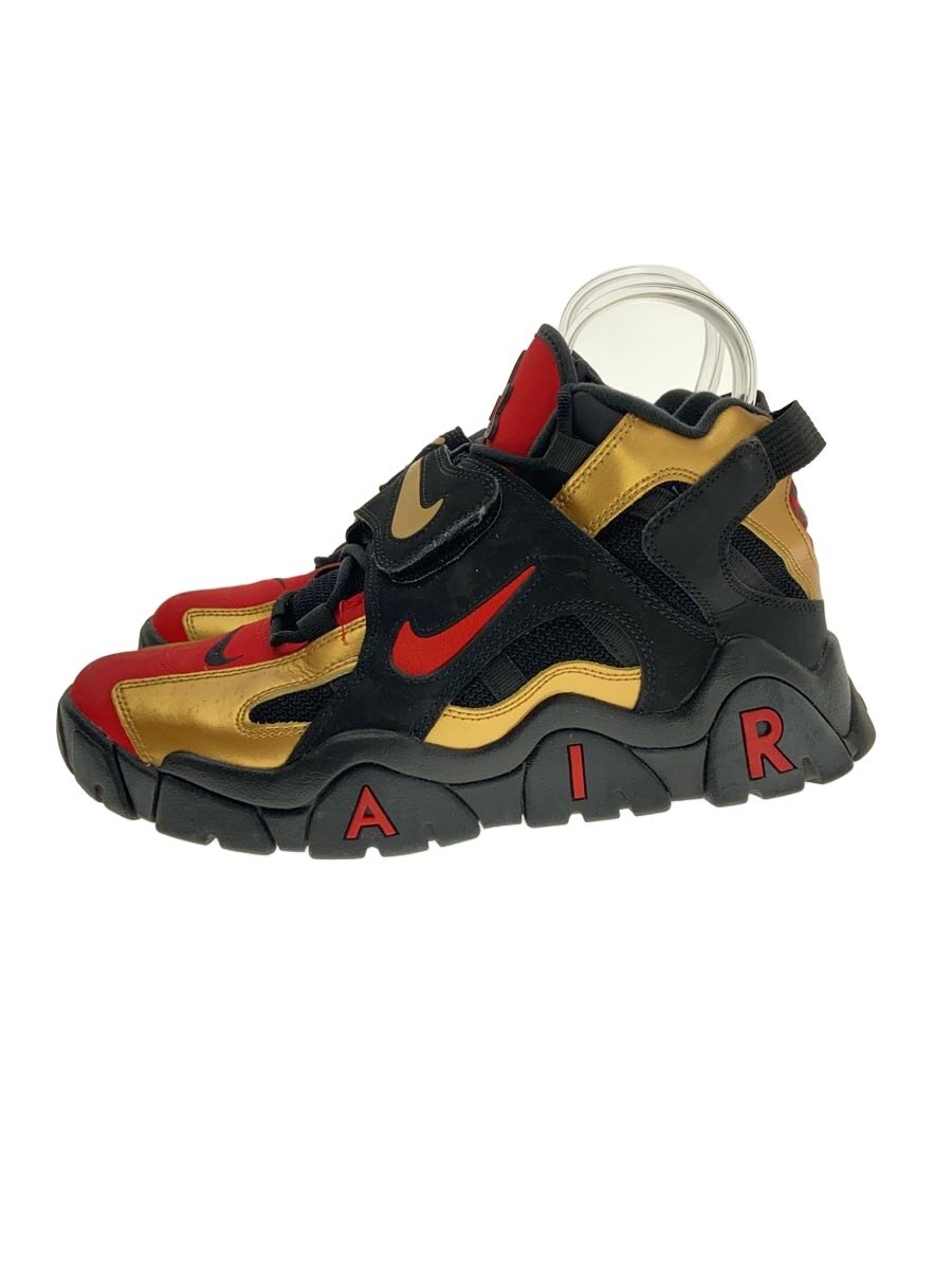NIKE◆AIR BARRAGE MID_エアバラージ ミッド/UK9.5/BLK