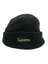 【中古】Supreme◆ニットキャップ/--/アクリル/BLK/メンズ【服飾雑貨他】