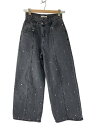 【中古】SNIDEL◆ボトム/0/コットン/GRY/swfp244233【レディースウェア】