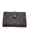 【中古】LOUIS VUITTON◆ポルト・モネ・ビエ・ヴィエノワ_モノグラム・キャンバス_BRW/PVC/BRW/総柄/レディース【服飾雑貨他】