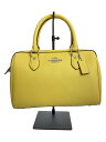 【中古】COACH◆2way/ショルダーバッグ/レザー/YLW/無地/ch322/コーチ【バッグ】(4)