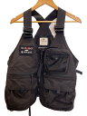 【中古】snow peak◆×TonedTrout/Camp Vest/ベスト/1/ナイロン/BLK/tt2410-vt02//【メンズウェア】