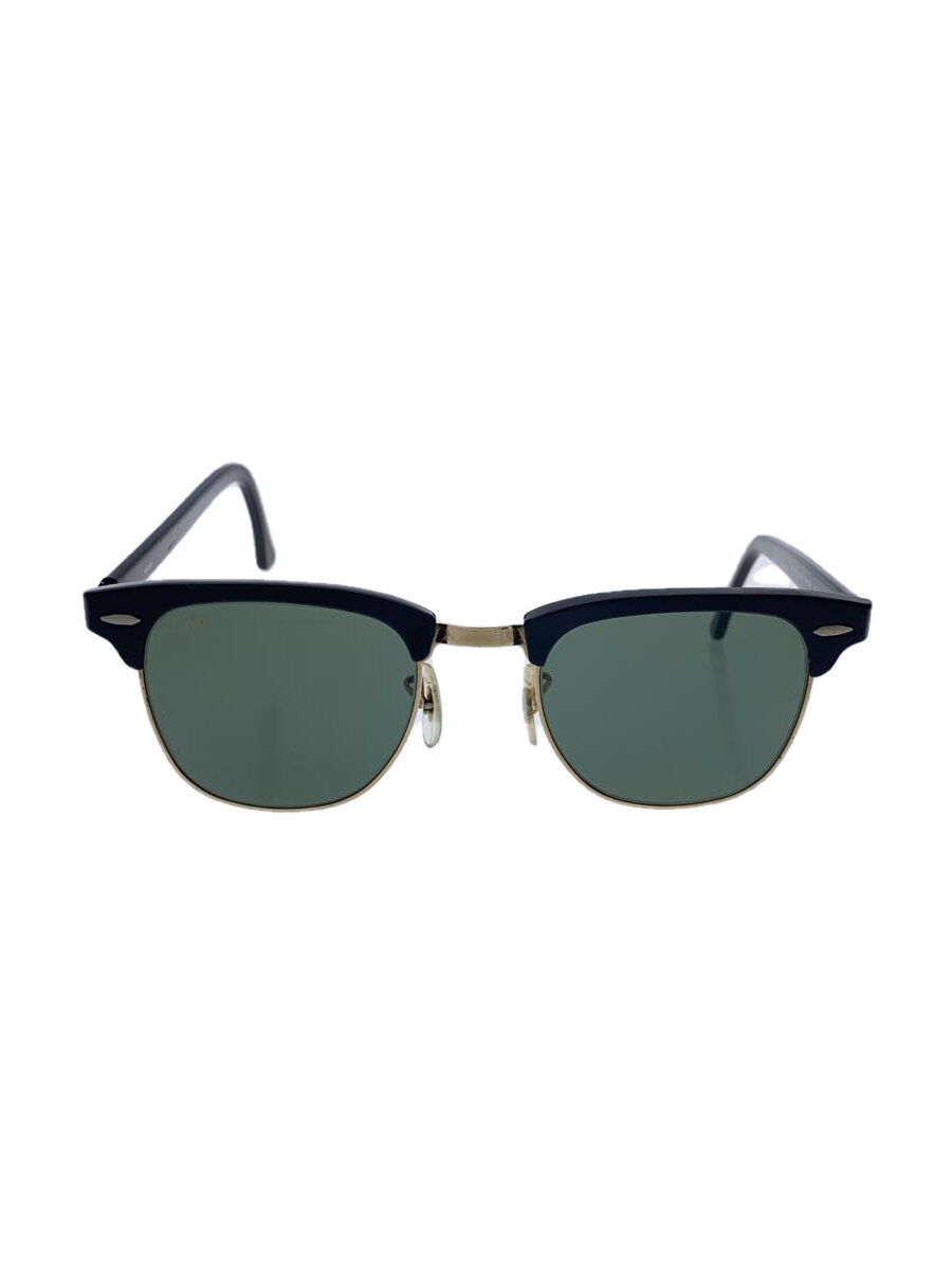 【中古】Ray-Ban◆サングラス/ウェリントン/プラスチック/BLK/BLK/メンズ/W0365【服飾雑貨他】