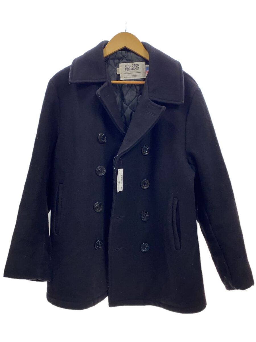 【中古】Schott◆ピーコート/40/ウール/NVY/無地【メンズウェア】(4)