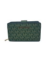 【中古】MICHAEL KORS◆2つ折り財布/--/GRN/総柄/レディース/PM-2311【服飾雑貨他】(4)